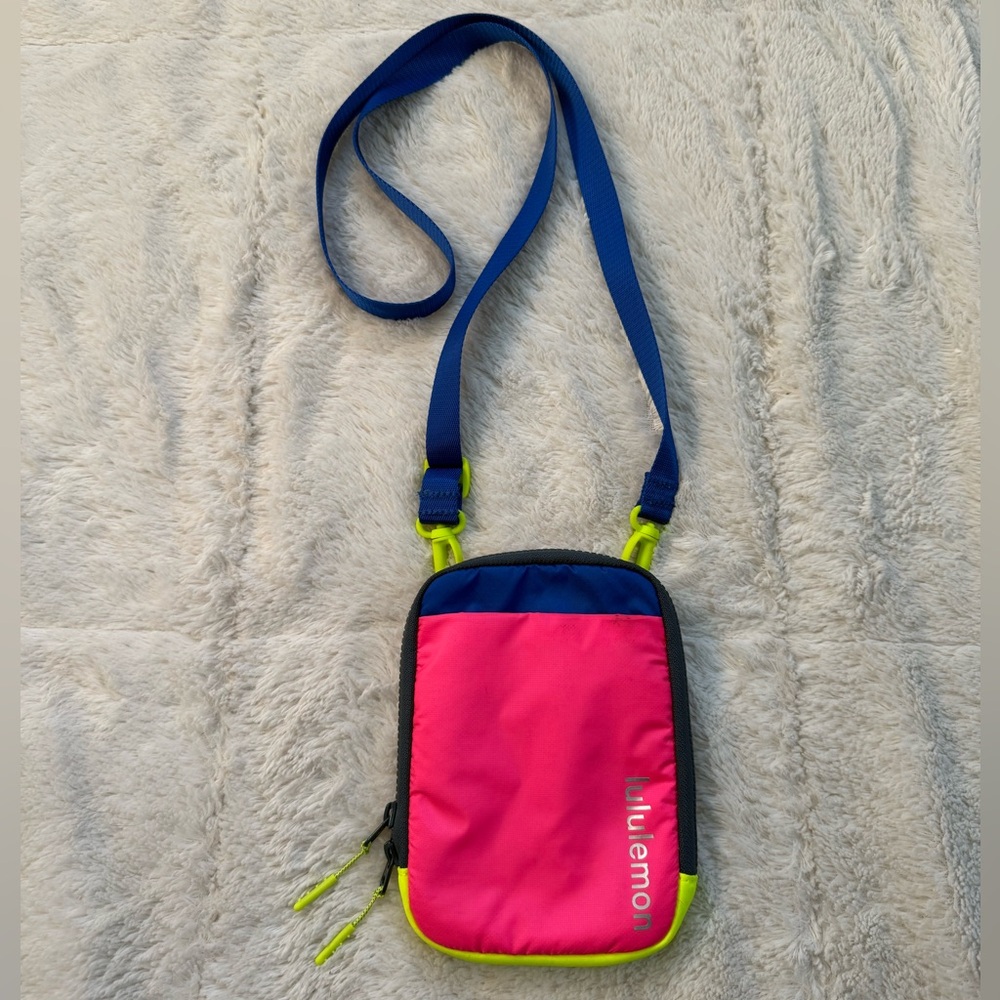 Lululemon Easy Access Crossbody Neon Color Block Bag